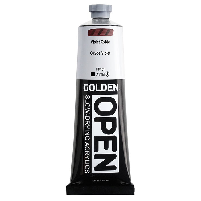Golden OPEN Colores Acrílicos Violeta Óxido 148 ml Golden OPEN Colores Acrílicos Violeta Óxido 148 ml