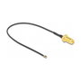 DeLOCK Cable de Antena RP-SMA Hembra a MHF 4L LK Macho 1.37, 20 cm