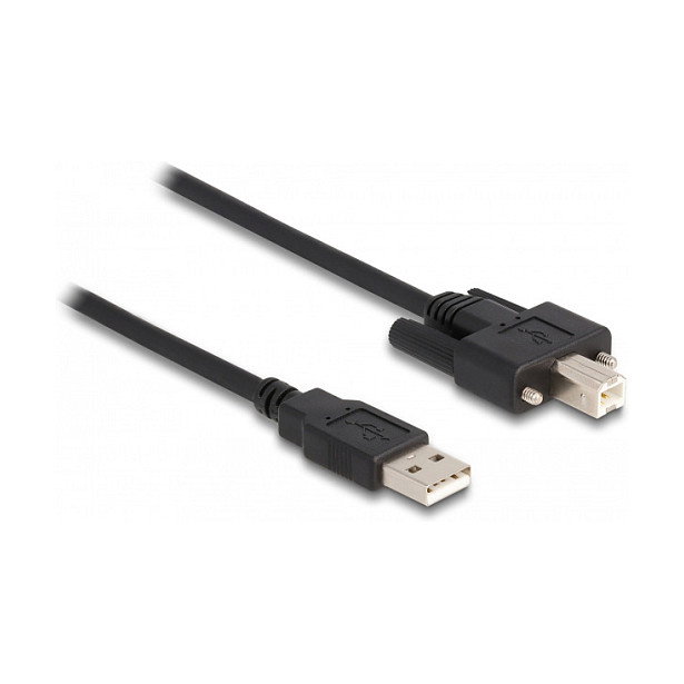 DeLOCK Cable USB 2.0 de Tipo-A a Tipo-B con tornillos 0,5 m DeLOCK Cable USB 2.0 de Tipo-A a Tipo-B con tornillos 0,5 m