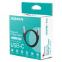 ADATA CACCU3-100W-100AN-BK Cable USB Tipo-C de Carga Magnética Nylon Trenzado 100W USB PD 3.0 10 Gbps Negro 1 m