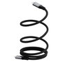 ADATA CACCU3-100W-100AN-BK Cable USB Tipo-C de Carga Magnética Nylon Trenzado 100W USB PD 3.0 10 Gbps Negro 1 m