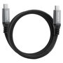 ADATA CACCU3-100W-100AN-BK Cable USB Tipo-C de Carga Magnética Nylon Trenzado 100W USB PD 3.0 10 Gbps Negro 1 m