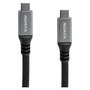 ADATA CACCU3-100W-100AN-BK Cable USB Tipo-C de Carga Magnética Nylon Trenzado 100W USB PD 3.0 10 Gbps Negro 1 m