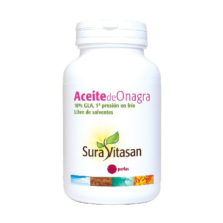 SURA VITASAN Aceite de Onagra 500mg 90 perlas SURA VITASAN Aceite de Onagra 500mg 90 perlas