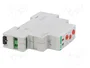 F&F Transductor de señales analógicas 0÷10VDC para raíl DIN