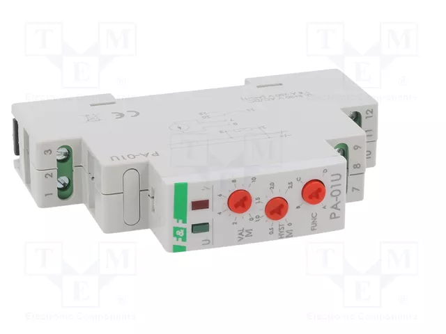 F&F Transductor de señales analógicas 0÷10VDC para raíl DIN F&F Transductor de señales analógicas 0÷10VDC para raíl DIN