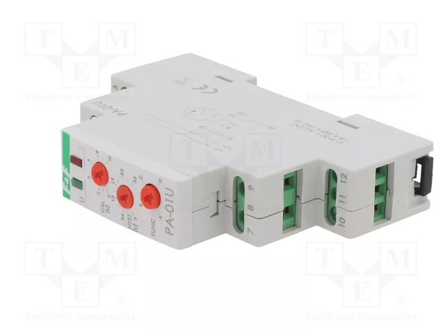F&F Transductor de señales analógicas 0÷10VDC para raíl DIN F&F Transductor de señales analógicas 0÷10VDC para raíl DIN