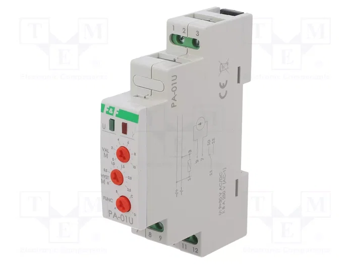 F&F Transductor de señales analógicas 0÷10VDC para raíl DIN F&F Transductor de señales analógicas 0÷10VDC para raíl DIN