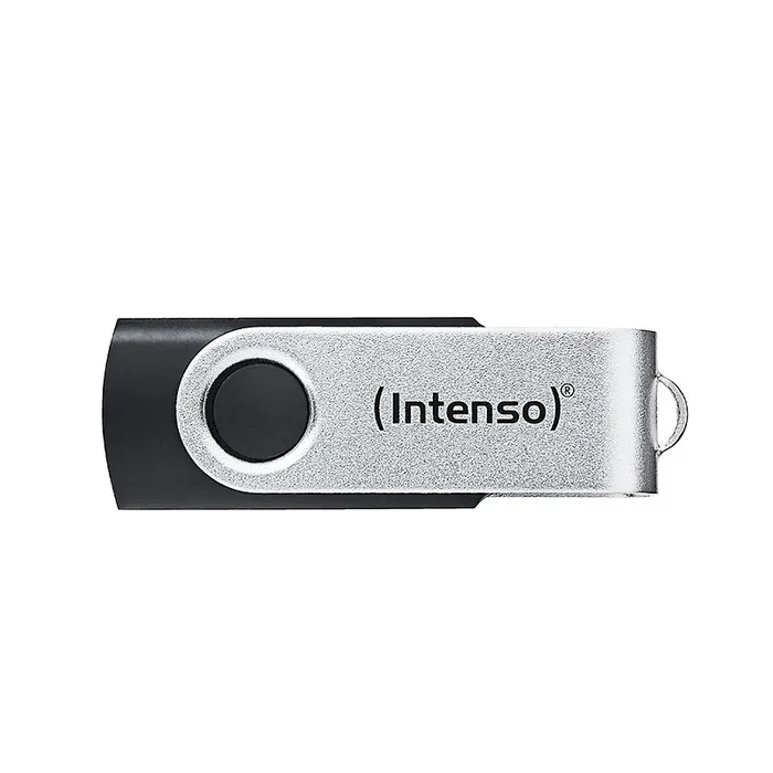 Intenso Office Line Unidad Flash USB 256 GB, USB-A 3.2 Gen 1, Girar, Negro/Plata (Ref: 3543492)
