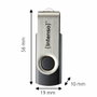 Intenso Memoria USB Office Line 256 GB USB-A Plateado/Negro