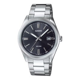 Casio MTP-1302PD-1A1V Reloj Analógico Negro y Plata