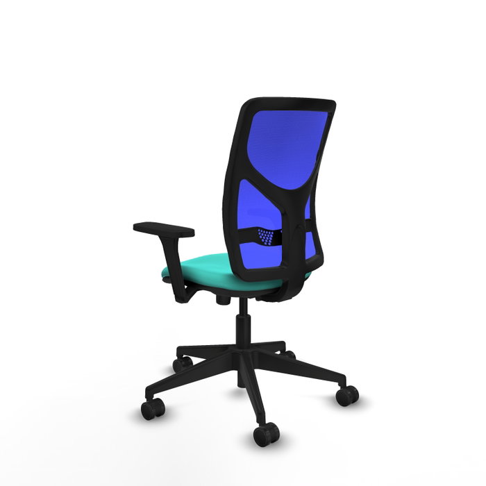 PIQUERAS Y CRESPO Silla de oficina Motilla con mecanismo Sincro, Azul y Turquesa PIQUERAS Y CRESPO Silla de oficina Motilla con mecanismo Sincro, Azul y Turquesa