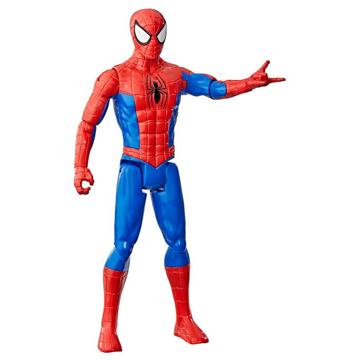 Hasbro Marvel Titan Series Spider-Man Figura de Acción de 30 cm - Juguete para niños +4 años (Francés, Deutsch, English, Español)