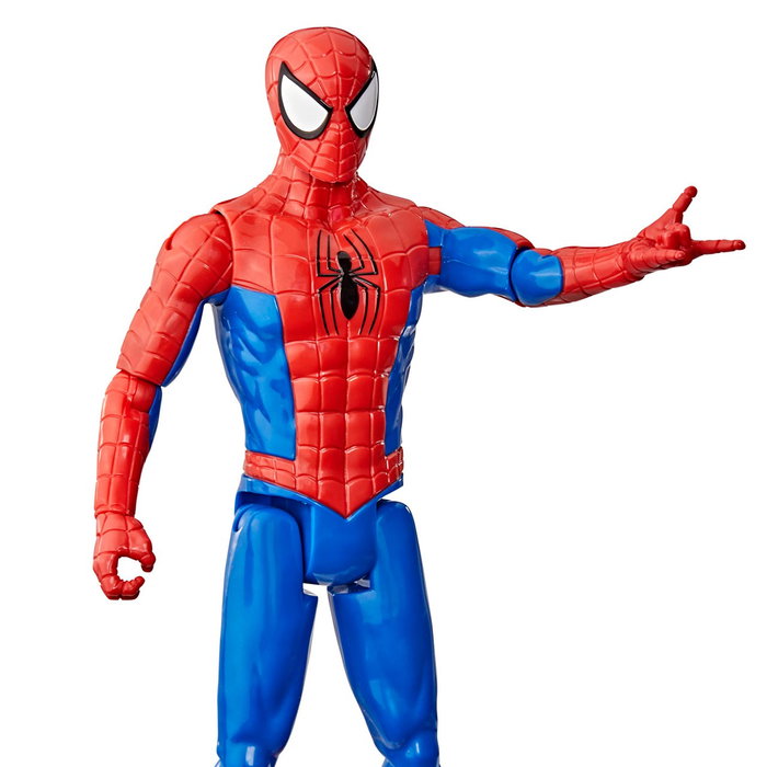 Hasbro Marvel Titan Series Spider-Man Figura de Acción de 30 cm - Juguete para niños +4 años (Francés, Deutsch, English, Español)