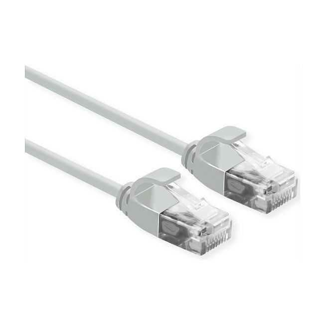 ROLINE Patchkabel Cat.6A Slim U/UTP 5 m Gris ROLINE Patchkabel Cat.6A Slim U/UTP 5 m Gris