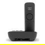 Gigaset AS690A Teléfono DECT/Analógico Inalámbrico con Contestador, Pantalla 2", 100 Entradas, Identificador de Llamadas, Negro