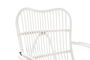 DKD Home Decor Butaca Balines Blanco Ratán Hecho a mano 85 x 85 x 75 cm