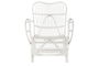 DKD Home Decor Butaca Balines Blanco Ratán Hecho a mano 85 x 85 x 75 cm