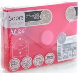 FRAGA IMPORT, S.L. Sobres A7 V-Lock con Velcro Color Rojo