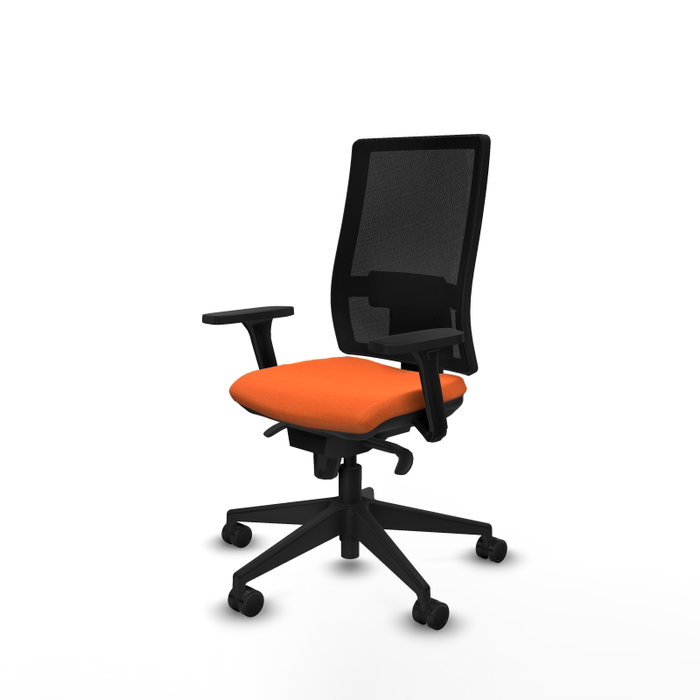 PIQUERAS Y CRESPO Silla de oficina Horna Naranja y Negro PIQUERAS Y CRESPO Silla de oficina Horna Naranja y Negro