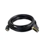 DELL A7175720 Cable Adaptador HDMI Macho a DVI-D Single-Link Macho, 2 Metros (6ft), Negro, Chapado en Oro, 1080p, C2G