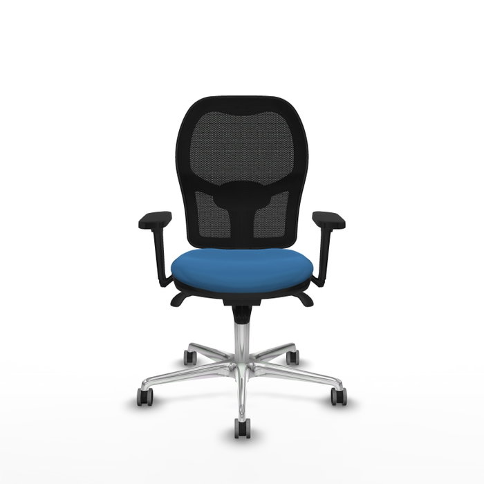 PIQUERAS Y CRESPO Silla de oficina Jorquera con Mecanismo Sincro, Azul claro y Negro PIQUERAS Y CRESPO Silla de oficina Jorquera con Mecanismo Sincro, Azul claro y Negro