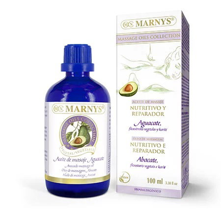 MARNYS Aceite de masaje de Aguacate 100ml MARNYS Aceite de masaje de Aguacate 100ml