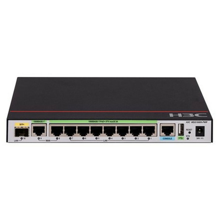 H3C WSG1808X-PWR Gateway Multiservicio Inalámbrica de 10 Puertos