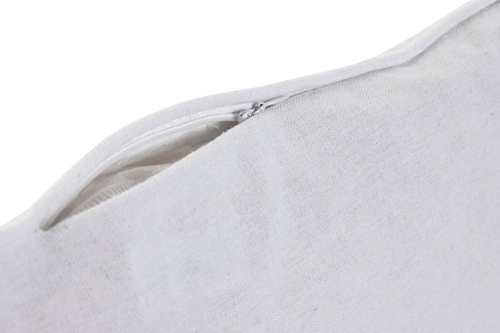 DKD Home Decor Cojín Urban Basic Colors Crudo 8 x 30 x 50 cm Algodón/Poliéster