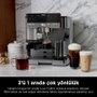 Ninja ES601EU Luxe Café Premier Máquina espresso con molinillo integrado, 9 bar, espumador de leche, 1650W, negro/acero inoxidable