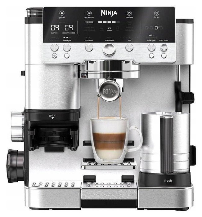 Ninja ES601EU Luxe Café Premier Negro y Plata