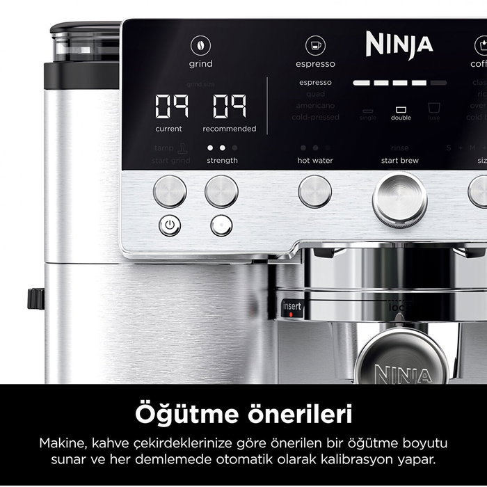 Ninja Luxe Café Premier ES601EU Negro y Acero Inoxidable