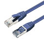 MicroConnect Cable de Red CAT6A S/FTP 0.5m Azul para Entornos Exigentes con 10Gbit y 500Mhz