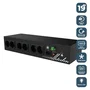 Phasak PH 9202 SAI UPS Línea Interactiva 800VA 480W para Rack 19" 2U con 8 Tomas Schuko, Alta Frecuencia, Plug & Play, USB HID/EPO, APFC, Software