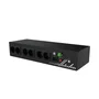 Phasak PH 9202 SAI UPS Línea Interactiva 800VA 480W para Rack 19" 2U con 8 Tomas Schuko, Alta Frecuencia, Plug & Play, USB HID/EPO, APFC, Software