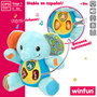 Winfun Peluche elefante para bebés que habla con luces
