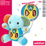 Winfun Peluche elefante para bebés que habla con luces