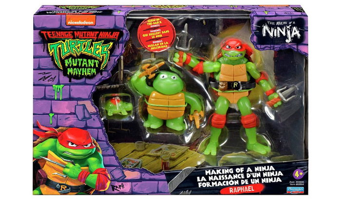Ninja Turtles: Caos Mutante Pack de 3 Figuras Raphael Evolution 10 cm