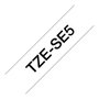 Brother TZe-SE5 Cinta Mecanográfica Negro sobre Blanco