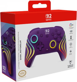 Turtle Beach Afterglow Wave Wireless RGB Mando Morado para Nintendo Switch