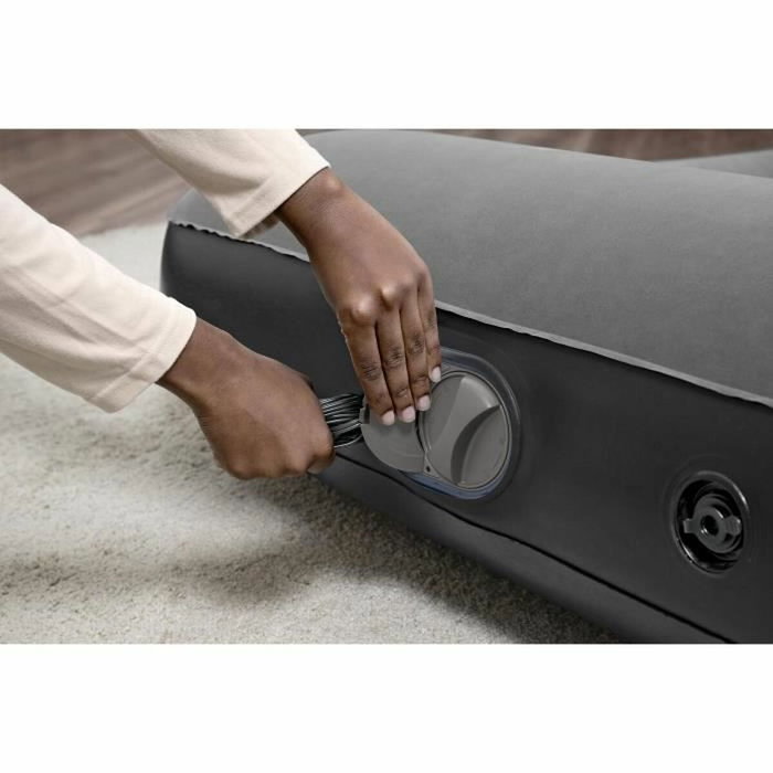 Bestway Colchón hinchable 671BQ Tritech Twin para 1 persona con bomba USB