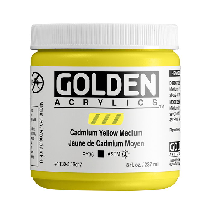 Golden Amarillo Cadmio Medio Heavy Body 237 ml Golden Amarillo Cadmio Medio Heavy Body 237 ml