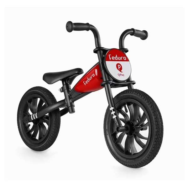 Ociotrends Bicicleta sin pedales Feduro Rojo 12" para niños desde 18 meses