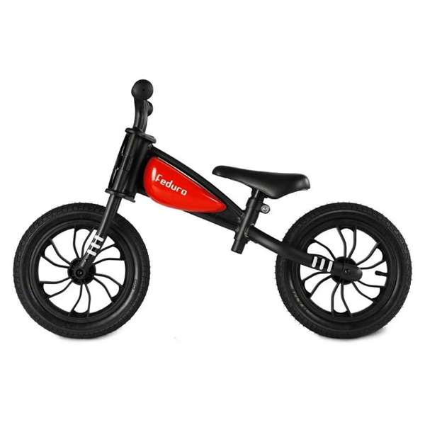 Ociotrends Bicicleta sin pedales Feduro Rojo 12" para niños desde 18 meses