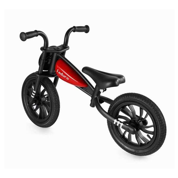 Ociotrends Bicicleta sin pedales Feduro Rojo 12" para niños desde 18 meses