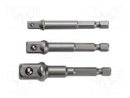 HÖGERT TECHNIK Agarre para llave de vaso con conectores 1/2 pol., 1/4 pol. y 3/8 pol.