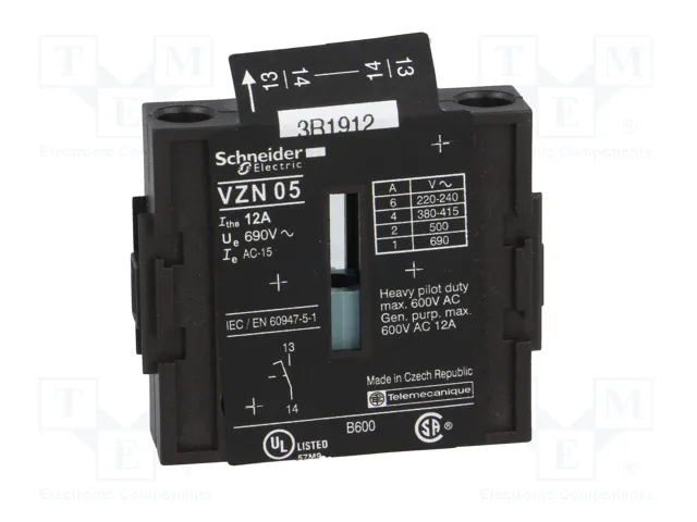 SCHNEIDER ELECTRIC Contactos auxiliares TeSys VARIO NA retardado SCHNEIDER ELECTRIC Contactos auxiliares TeSys VARIO NA retardado