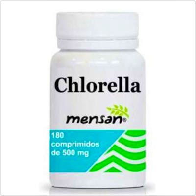 MENSAN Chlorella 500Mg 180 Comp. Bio | Alga Ecológica Rica en Proteína y Aminoácidos MENSAN Chlorella 500Mg 180 Comp. Bio | Alga Ecológica Rica en Proteína y Aminoácidos