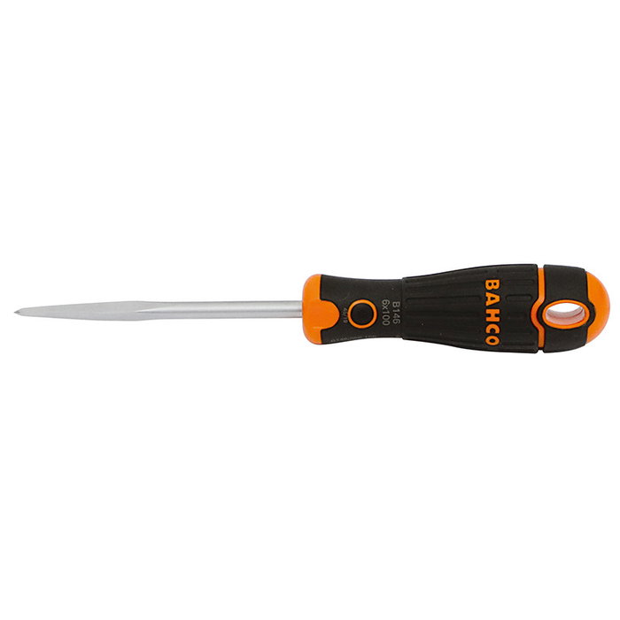 BAHCO Punzón Bahcofit de acero punta plana 6x100 mm BAHCO Punzón Bahcofit de acero punta plana 6x100 mm