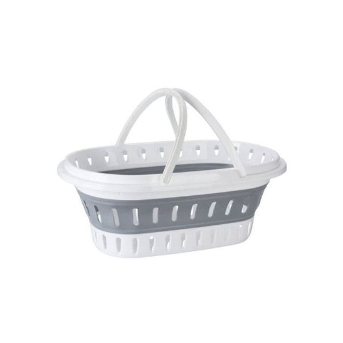 Bathroom Solutions Cesto para la ropa plegable 60 x 40 x 27 cm